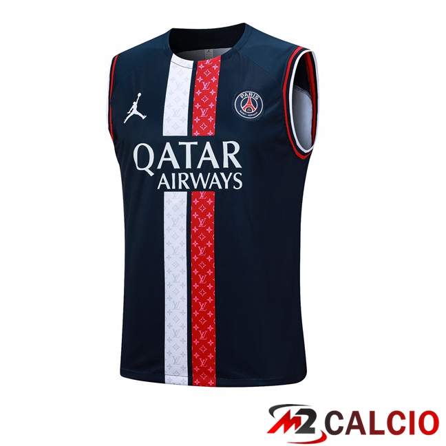 Canotta Calcio Paris PSG Blu Reale 2023/2024