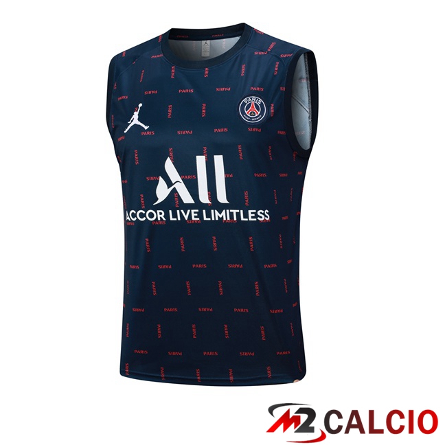 Canotta Calcio Paris PSG Blu Reale 2023/2024