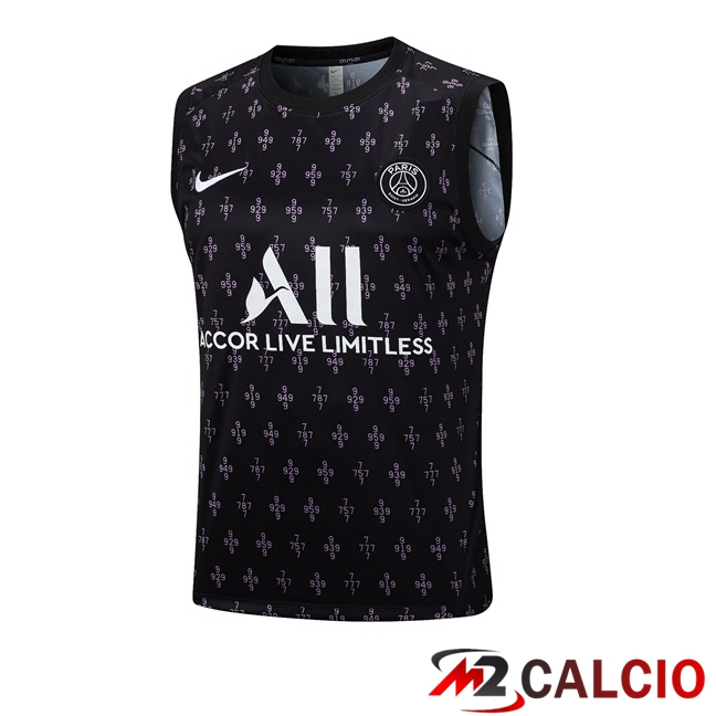 Canotta Calcio Paris PSG Nero 2023/2024
