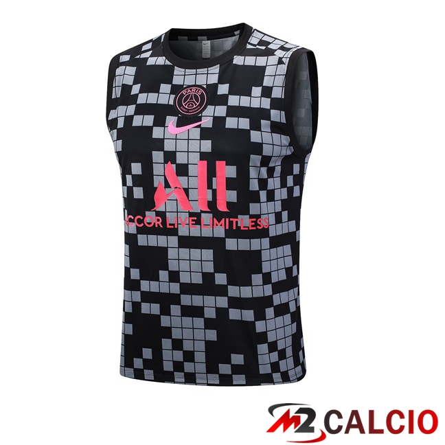 Canotta Calcio Paris PSG Grigio 2023/2024