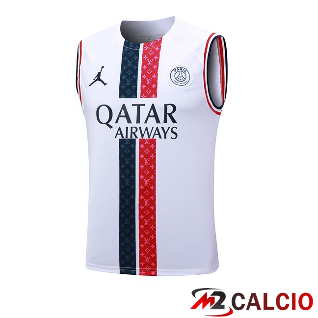 Canotta Calcio Paris PSG Bianco 2023/2024