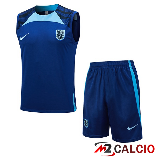 Canotta Calcio Inghilterra + Pantaloncini Blu 2023/2024