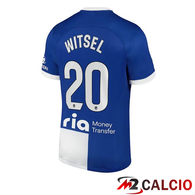 Maglie Calcio Atletico Madrid (Witsel 20) Seconda Blu 2023/2024