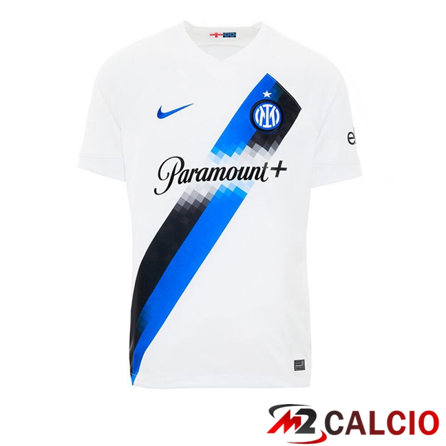 Maglie Calcio Inter Milan Seconda Bianco 2023/2024