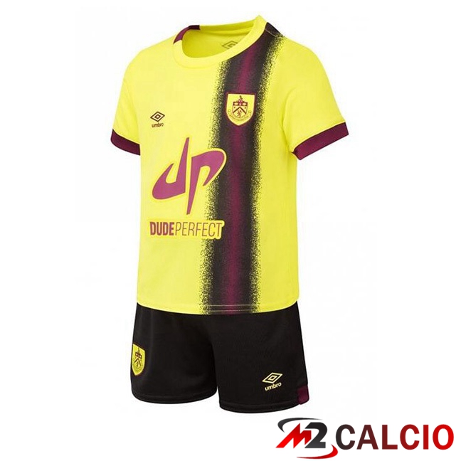 Maglie Calcio Burnley Bambino Seconda Giallo 2023/2024