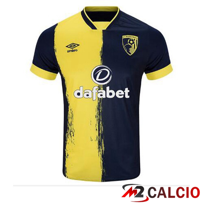 Maglie Calcio AFC Bournemouth Terza Giallo Blu 2023/2024