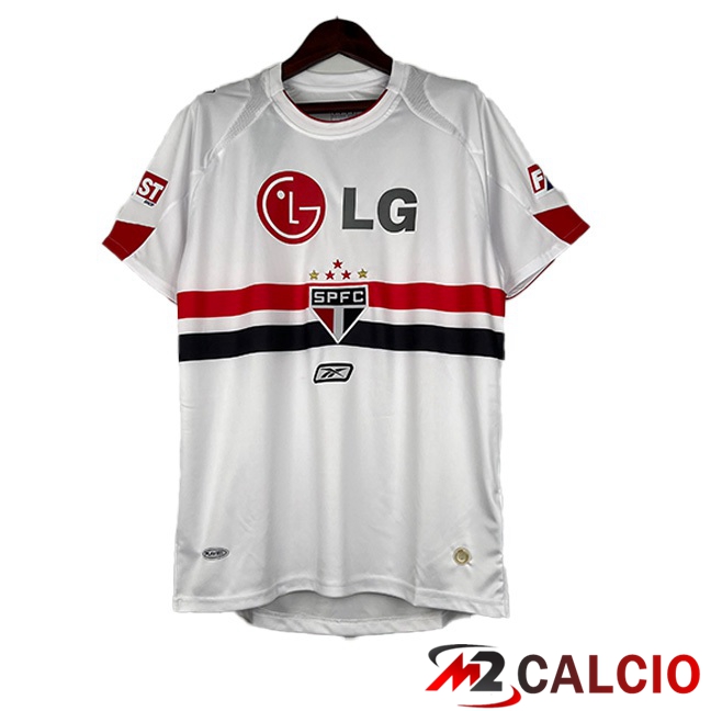 Maglie Calcio Sao Paulo FC Retro Prima Bianco 2007-2008
