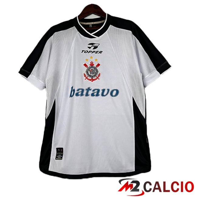 Maglie Calcio Corinthians Retro Prima Bianco 2000