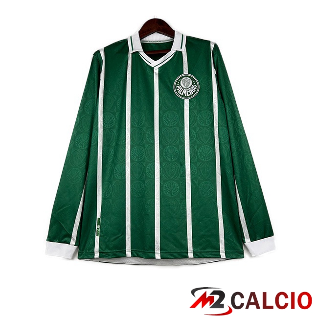 Maglie Calcio Palmeiras Retro Prima Manica Lunga Verde 1993