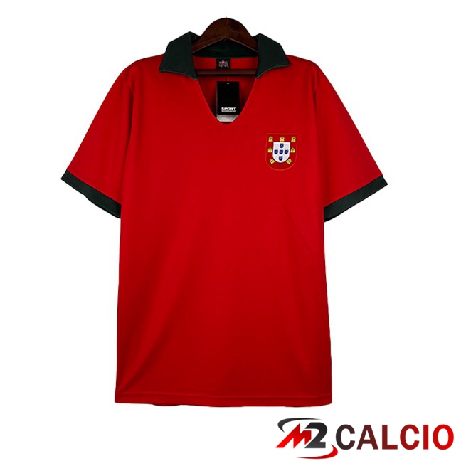 Maglie Calcio Portogallo Retro Prima Rosso 1972