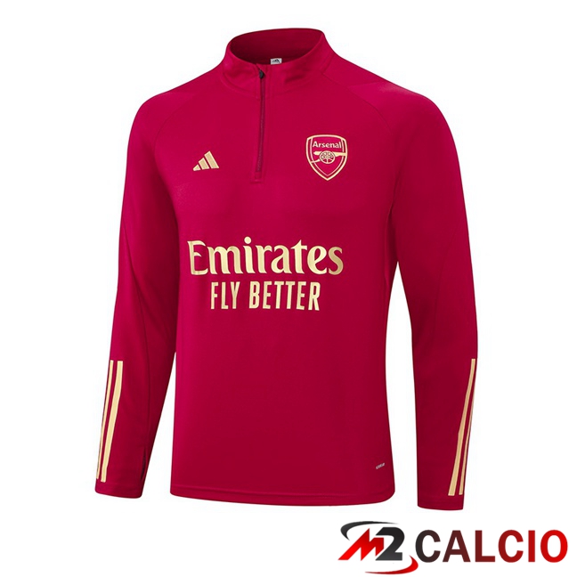 Felpa Allenamento FC Arsenal Rosso 2023/2024