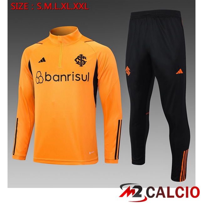 Insieme Tuta Calcio SC Internacional Bambino Giallo 2023/2024
