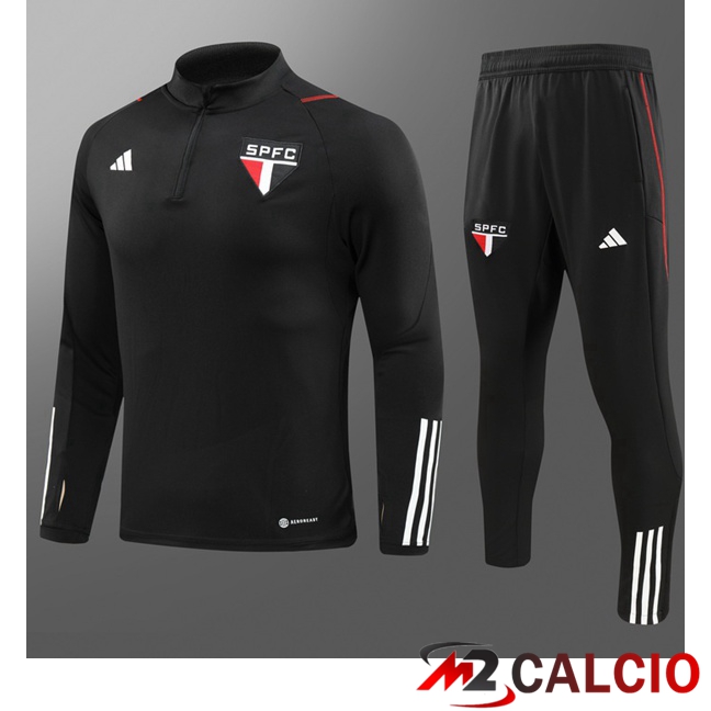 Insieme Tuta Calcio Sao Paulo FC Bambino Nero 2023/2024