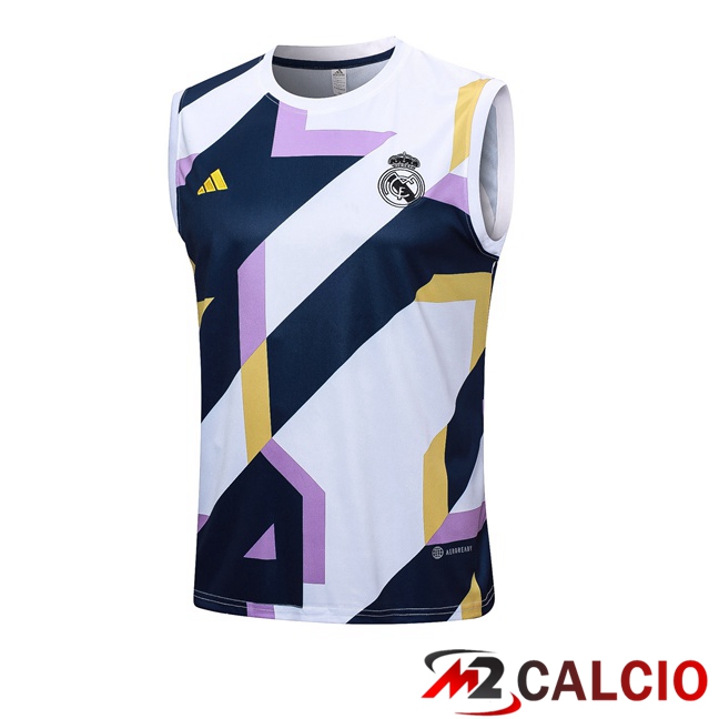 Canotta Calcio Real Madrid Bianco 2023/2024