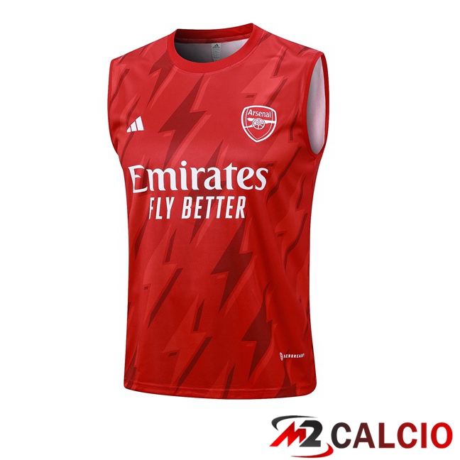 Canotta Calcio FC Arsenal Rosso 2023/2024