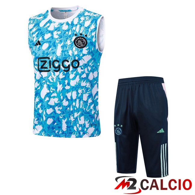 Canotta Calcio AFC Ajax + Pantaloncini Blu 2023/2024