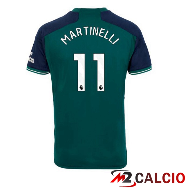 Maglie Calcio FC Arsenal (MARTINELLI 11) Terza Verde 2023/2024