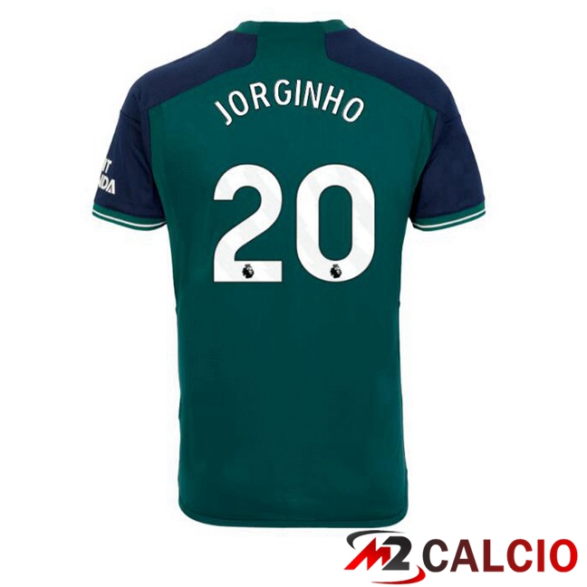Maglie Calcio FC Arsenal (JORGINHO 20) Terza Verde 2023/2024