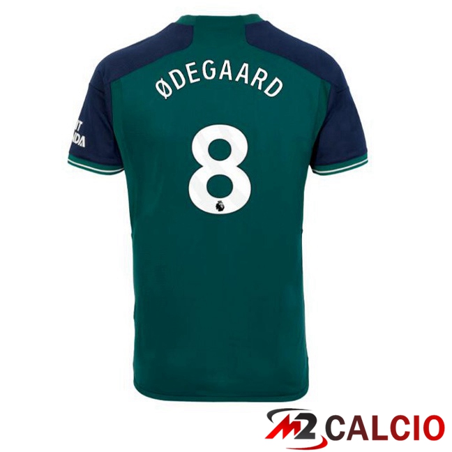 Maglie Calcio FC Arsenal (ØDEGAARD 8) Terza Verde 2023/2024