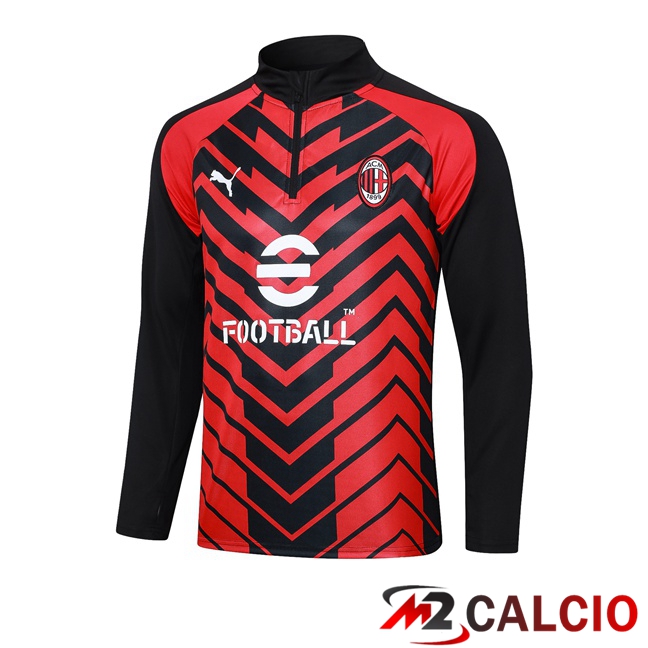 Felpa Allenamento AC Milan Rosso 2023/2024