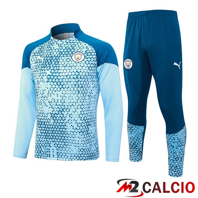 Insieme Tuta Calcio Manchester City Blu 2023/2024