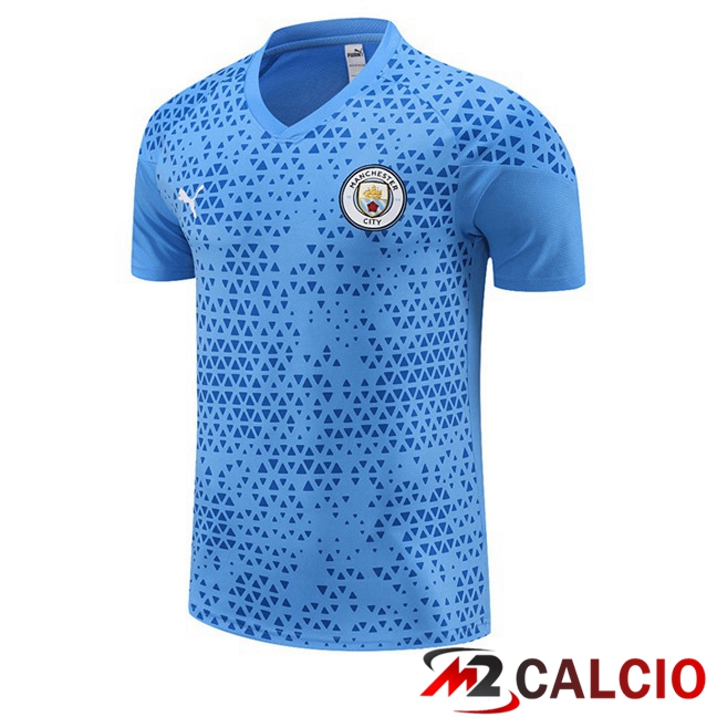 T Shirt Allenamento Manchester City Blu 2023/2024