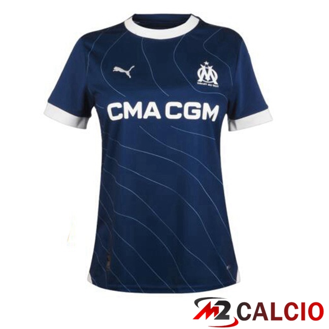 Maglie Calcio Marsiglia OM Donna Seconda Blu 2023/2024
