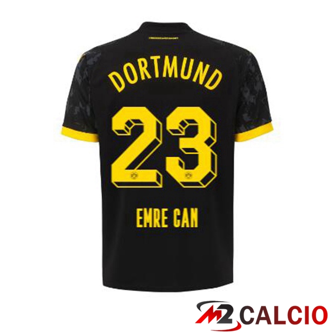 Maglie Calcio Dortmund BVB (Emre Can 23) Seconda Nero 2023/2024