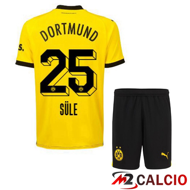 Maglie Calcio Dortmund BVB (Süle 25) Bambino Prima Giallo Nero 2023/2024