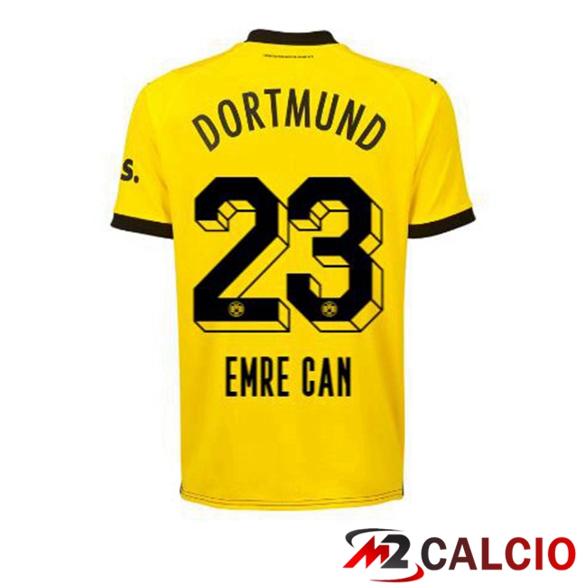 Maglie Calcio Dortmund BVB (Emre Can 23) Prima Giallo Nero 2023/2024