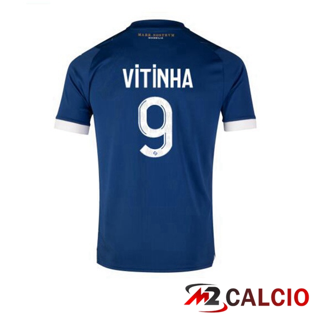 Maglie Calcio Marsiglia OM (VITINHA 9) Seconda Blu 2023/2024