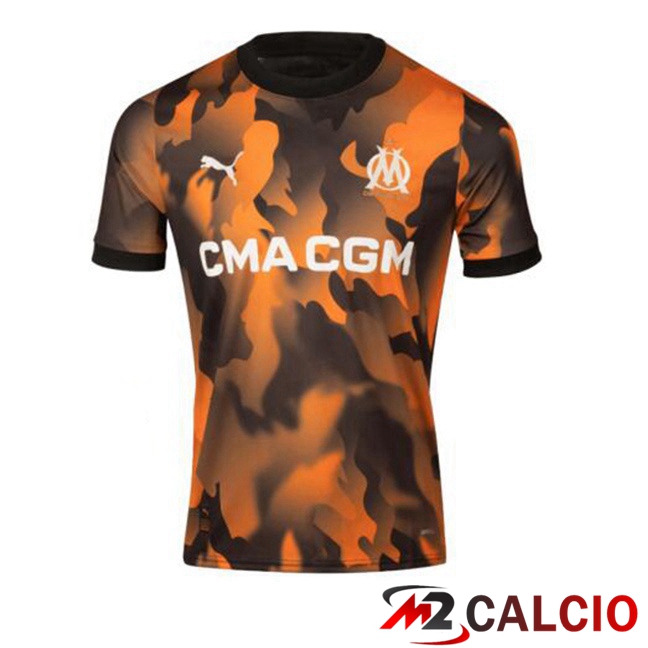Maglie Calcio Marsiglia OM Terza Nero Giallo 2023/2024