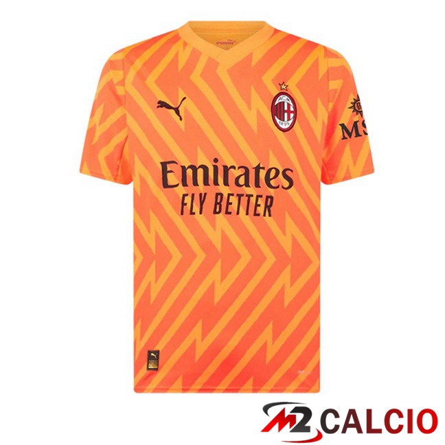 Maglie Calcio AC Milan Portiere Arancia 2023/2024