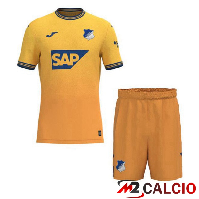 Maglie Calcio TSG Hoffenheim Bambino Terza Giallo 2023/2024