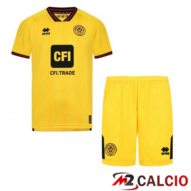 Maglie Calcio Sheffield United Bambino Seconda Giallo 2023/2024