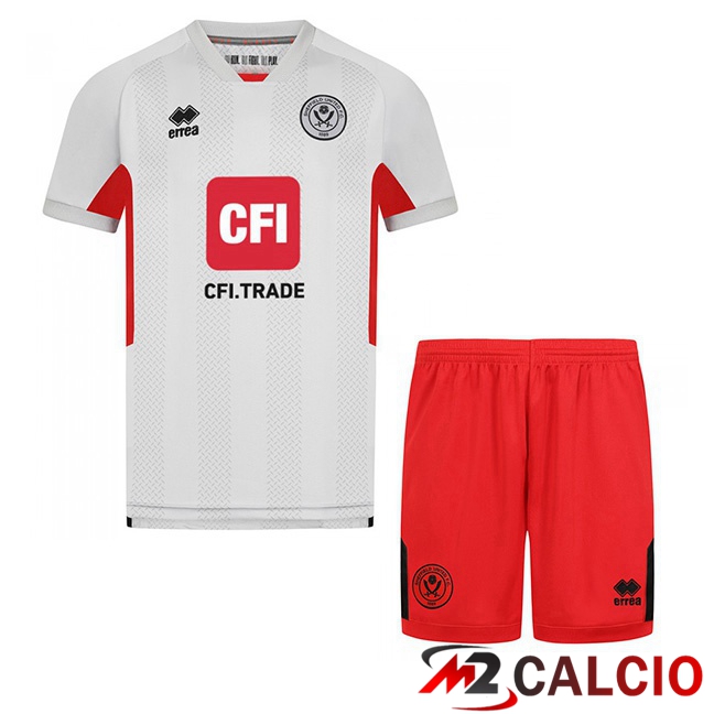 Maglie Calcio Sheffield United Bambino Terza Grigio 2023/2024