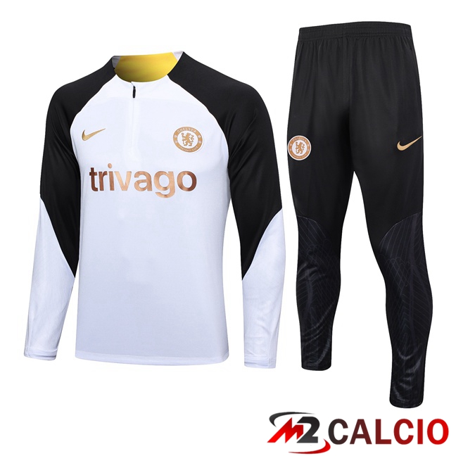 Insieme Tuta Calcio FC Chelsea Bianco 2023/2024