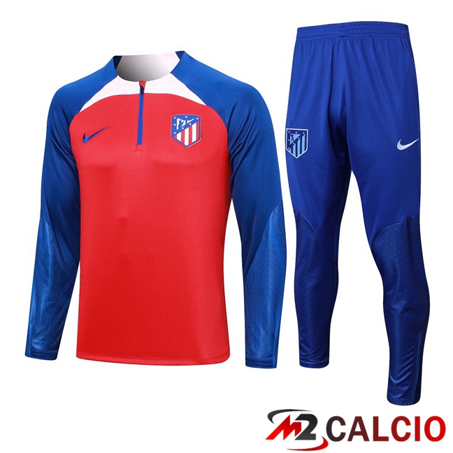 Insieme Tuta Calcio Atletico Madrid Rosso 2023/2024