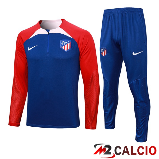 Insieme Tuta Calcio Atletico Madrid Blu 2023/2024