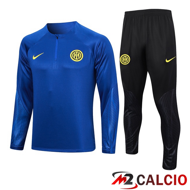 Insieme Tuta Calcio Inter Milan Blu 2023/2024