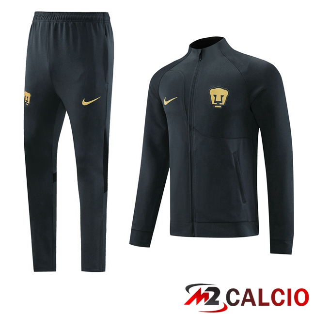 Insieme Tuta Calcio - Giacca Pumas UNAM Grigio 2023/2024
