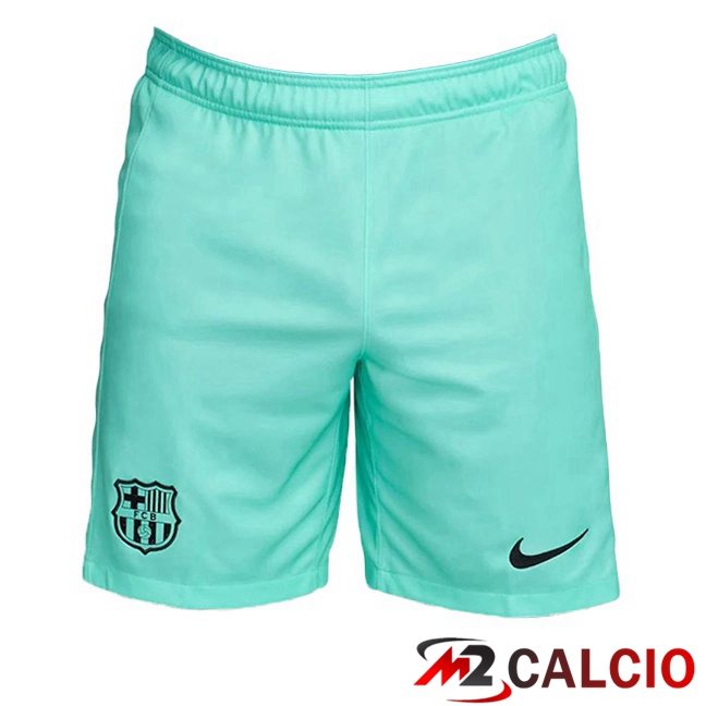 Pantaloncini Calcio FC Barcellona Terza Verde 2023/2024