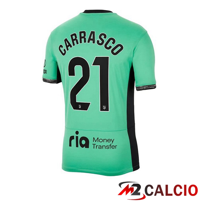 Maglie Calcio Atletico Madrid (Carrasco 21) Terza Verde 2023/2024