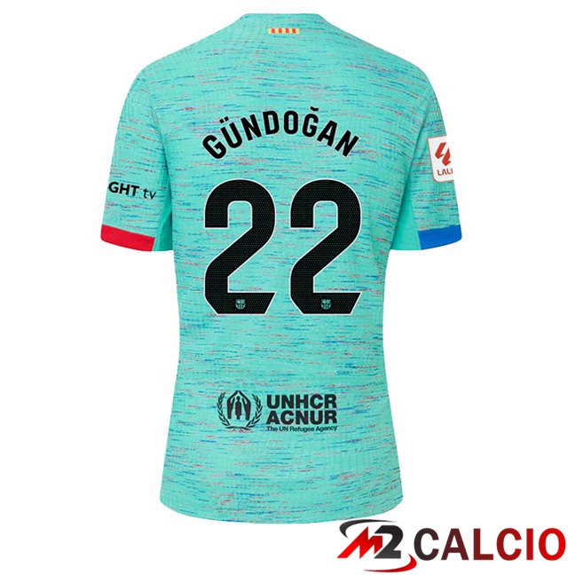 Maglie Calcio FC Barcellona (GÜNDOĞAN 22) Terza Verde 2023/2024