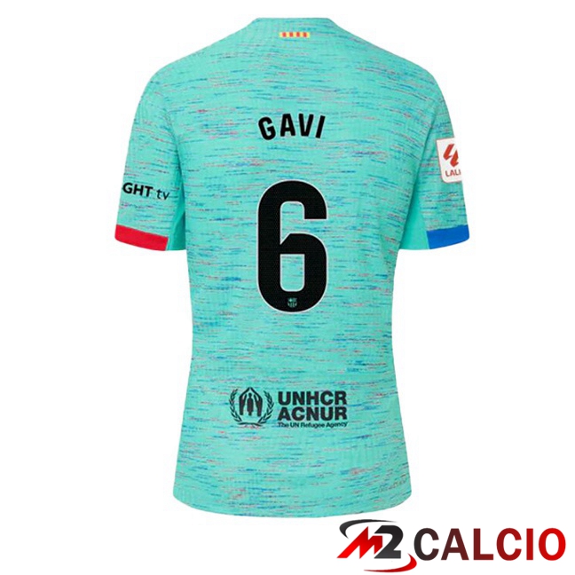Maglie Calcio FC Barcellona (GAVI 6) Terza Verde 2023/2024