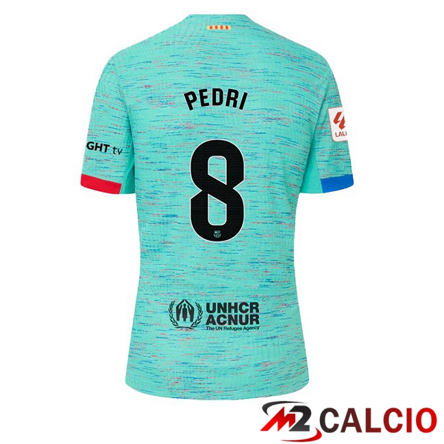 Maglie Calcio FC Barcellona (PEDRI 8) Terza Verde 2023/2024