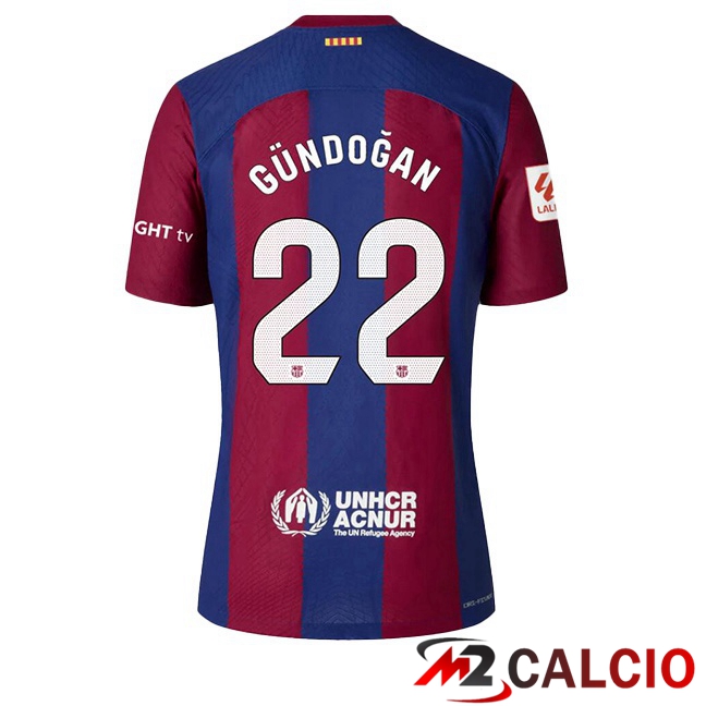 Maglie Calcio FC Barcellona (GÜNDOĞAN 22) Prima Blu Rosso 2023/2024