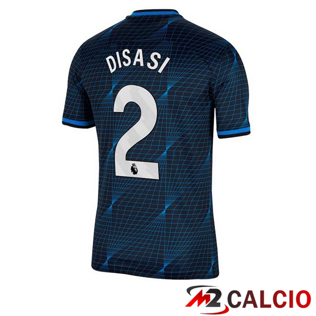 Maglie Calcio FC Chelsea (Disasi 2) Seconda Blu 2023/2024
