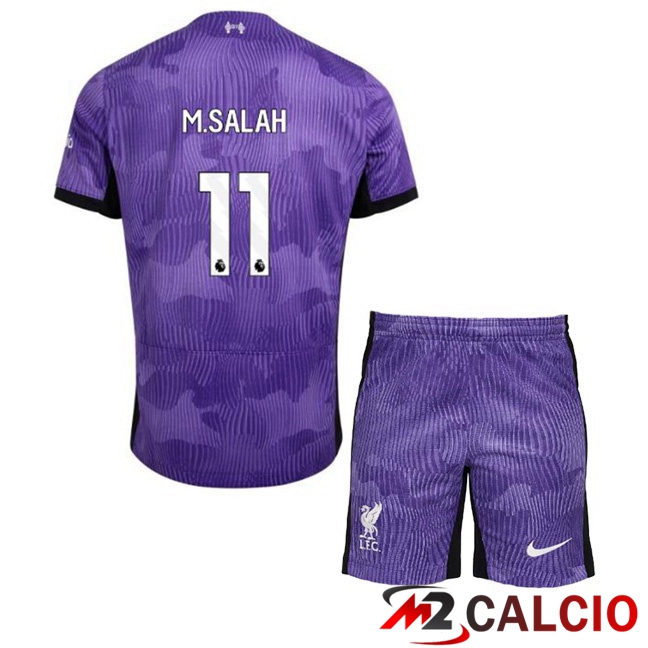 Maglie Calcio FC Liverpool (M.SALAH 11) Bambino Terza Viola 2023/2024