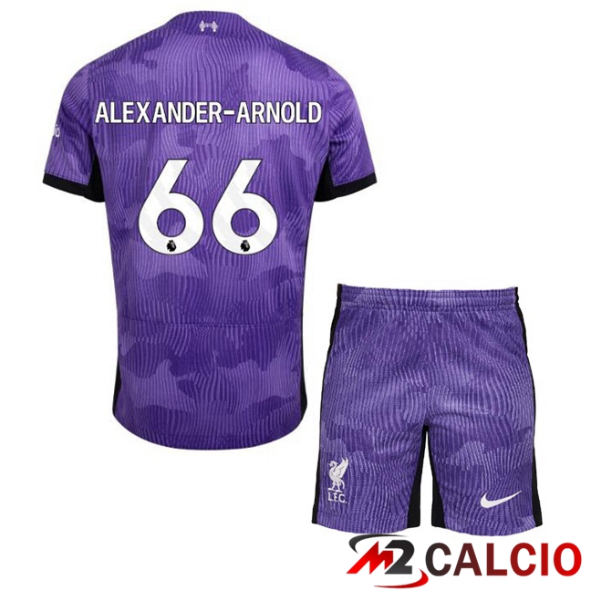 Maglie Calcio FC Liverpool (ALEXANDER-ARNOLD 66) Bambino Terza Viola 2023/2024